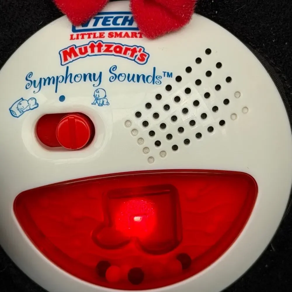 Vintage Vtech Little Smart Muttzarts Symphony Sounds Plush Dog Musical Toy RARE
